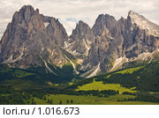 Доломитовые горы, Альпы, Италия. Стоковое фото, фотограф Демчишина Ольга / Фотобанк Лори
