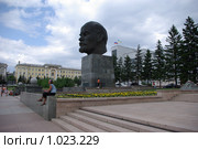 Улан-Удэ памятник Ленину (2009 год). Редакционное фото, фотограф Валерий Митяшов / Фотобанк Лори
