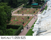 Екатерининский дворец с крыши храма (2009 год). Редакционное фото, фотограф Подтуркин Алексей / Фотобанк Лори