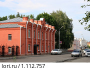 Здание Управления по борьбе с организованной преступностью при ГУВД Алтайского края, отдел по городу Бийску. Город Бийск, Алтайский край (2009 год). Редакционное фото, фотограф Григорий Писоцкий / Фотобанк Лори