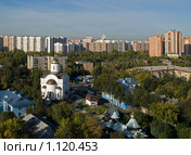Вид на Люберцы с 17-го этажа. Редакционное фото, фотограф Владимир Сидорович / Фотобанк Лори