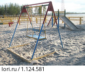 Опустевший детский городок. Стоковое фото, фотограф Светлана Пирожук / Фотобанк Лори