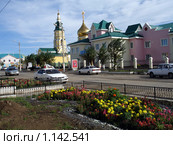 Забайкалье, п. Агинское, Свято-Никольский храм (2007 год). Редакционное фото, фотограф Валерий Лаврушин / Фотобанк Лори