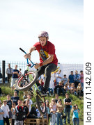Соревнования по Bmx (2009 год). Редакционное фото, фотограф Александр Подшивалов / Фотобанк Лори