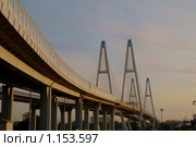 Вантовый мост (2009 год). Стоковое фото, фотограф Петров Александр / Фотобанк Лори