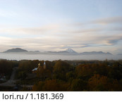 Низкий туман на Камчатке (2004 год). Стоковое фото, фотограф Bralse / Фотобанк Лори