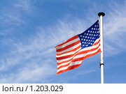 Флаг США. Стоковое фото, фотограф Петр Кириллов / Фотобанк Лори
