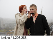 Совместное музыкальное творчество на крыше. Стоковое фото, фотограф Сергей Цепек / Фотобанк Лори
