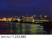 Дворцовый мост (2009 год). Редакционное фото, фотограф Михаил Фёдоров / Фотобанк Лори