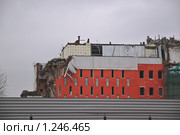 Остатки гостиницы "Россия" (2009 год). Стоковое фото, фотограф Алёшина Оксана / Фотобанк Лори