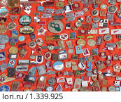 Коллекция значков СССР (2009 год). Редакционное фото, фотограф Вячеслав Чернов / Фотобанк Лори