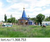 Церковь (часовня) строительство. Город Семикаракорск. Ростовская область (2009 год). Редакционное фото, фотограф Архипов Сергей Александрович / Фотобанк Лори