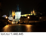 Ночная Прага, Старый город (2009 год). Стоковое фото, фотограф Бельская (Ненько) Анастасия / Фотобанк Лори