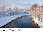 Зимний камчатский пейзаж. Стоковое фото, фотограф Ирина Игумнова / Фотобанк Лори