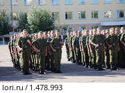 Построение для принятия воинской присяги. Редакционное фото, фотограф Момотюк Сергей / Фотобанк Лори