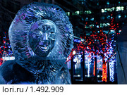 Ледяная скульптура, ice fest 2010, Торонто, Канада. Редакционное фото, фотограф Игорь Киселёв / Фотобанк Лори
