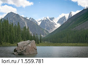 Шавлинское озеро, Горный Алтай. Стоковое фото, фотограф Антон Соколов / Фотобанк Лори