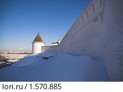 Безымянная круглая башня. Казанский кремль. Татарстан. (2010 год). Стоковое фото, фотограф Вадим Хомяков / Фотобанк Лори
