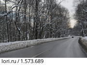 Зимняя дорога (2007 год). Стоковое фото, фотограф Николай Богоявленский / Фотобанк Лори