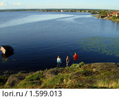 Летняя рыбалка в Логмозеро. Карелия. Стоковое фото, фотограф Сергей Цепек / Фотобанк Лори