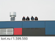 Перекур на работе (2010 год). Редакционное фото, фотограф Кекяляйнен Андрей / Фотобанк Лори