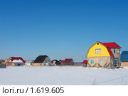 Заводоуковск. Новые коттеджи (2010 год). Стоковое фото, фотограф Александр Тараканов / Фотобанк Лори