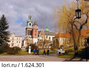 Закат на Вавельском холме (2008 год). Стоковое фото, фотограф Анна Мартынова / Фотобанк Лори