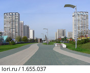 Москва. Городской пейзаж.   Строгино (2009 год). Стоковое фото, фотограф lana1501 / Фотобанк Лори
