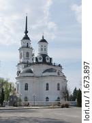 Воскресенский собор Антонио Ринальди в Почепе Брянской области (2010 год). Стоковое фото, фотограф Александр Шилин / Фотобанк Лори