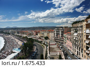 Панорама города Ницца. Франция (2008 год). Стоковое фото, фотограф Николай Винокуров / Фотобанк Лори