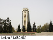 Гостиница "Казахстан", город Алма-Ата (2010 год). Редакционное фото, фотограф Камбулина Татьяна / Фотобанк Лори