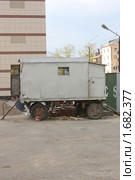 Строительный вагончик. Стоковое фото, фотограф Зуев Андрей / Фотобанк Лори