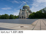 Кронштадт. Вид на Морской собор (2009 год). Стоковое фото, фотограф Литвяк Игорь / Фотобанк Лори