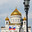 Российский флаг на фоне Храма Христа Спасителя. 9 мая 2010. Стоковое фото, фотограф Наталья Крупская / Фотобанк Лори