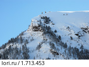Покоренная гора. Стоковое фото, фотограф Евгения Полянская / Фотобанк Лори