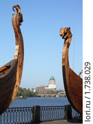 Выборг. Ладьи на набережной (2008 год). Стоковое фото, фотограф Корчагина Полина / Фотобанк Лори