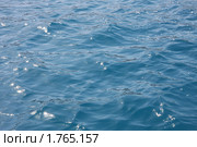 Поверхность синего моря с солнечными бликами. Стоковое фото, фотограф Галина Бурцева / Фотобанк Лори