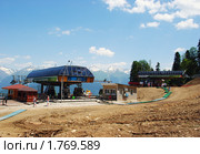 Две станции канатной дороги: пересадка (2010 год). Редакционное фото, фотограф Анна Мартынова / Фотобанк Лори