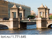 Санкт-Петербург. Фонтанка. Мост Ломоносова (Чернышев мост) (2010 год). Стоковое фото, фотограф Александр Алексеев / Фотобанк Лори