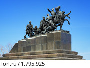 Памятник Чапаеву в Самаре (2010 год). Редакционное фото, фотограф Михаил Марковский / Фотобанк Лори
