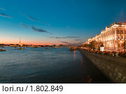 Зимний дворец в Санкт-Петербурге и акватория Невы (2010 год). Редакционное фото, фотограф Кекяляйнен Андрей / Фотобанк Лори