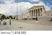 Здание парламента Австрии в Вене (2010 год). Редакционное фото, фотограф Владимир Чинин / Фотобанк Лори