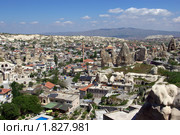 Вид на древние поселения и город Угрюп и в Турции (2010 год). Стоковое фото, фотограф Раппопорт Михаил / Фотобанк Лори