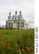 Храм в селе Золочев (Украина) (2010 год). Стоковое фото, фотограф Бондаренко Олеся / Фотобанк Лори