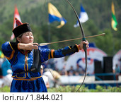 Бурятская лучница (2010 год). Редакционное фото, фотограф Александр Подшивалов / Фотобанк Лори