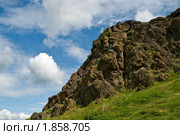 Скалы Холируд-парка (Эдинбург) (2010 год). Стоковое фото, фотограф Борис Иванов / Фотобанк Лори