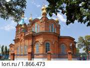 Свято-Покровский храм в городе Константиновске Ростовской области (2010 год). Стоковое фото, фотограф Александр Тихонов / Фотобанк Лори