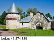 Ворота и угловая башня Федоровского городка. Город Пушкин (2010 год). Стоковое фото, фотограф Александр Щепин / Фотобанк Лори