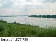 Солнечные лучи над рекой. Стоковое фото, фотограф Олеся Жигула / Фотобанк Лори