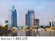 Москва Сити, Деловой центр Москвы (2010 год). Редакционное фото, фотограф Николай Винокуров / Фотобанк Лори